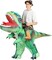 GOOSH Inflatable Dinosaur Costume Kids and Adults Funny Blow Up Dino T Rex Costumes